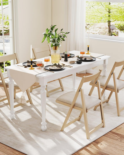Giantex Folding Dining Chairs Set of 4