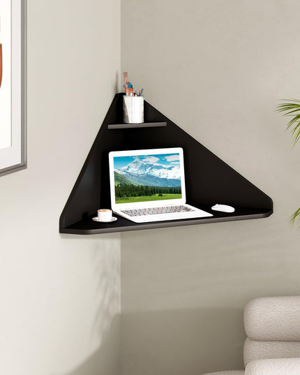 Giantex Wall Mounted Computer Desk with Storage Shelf