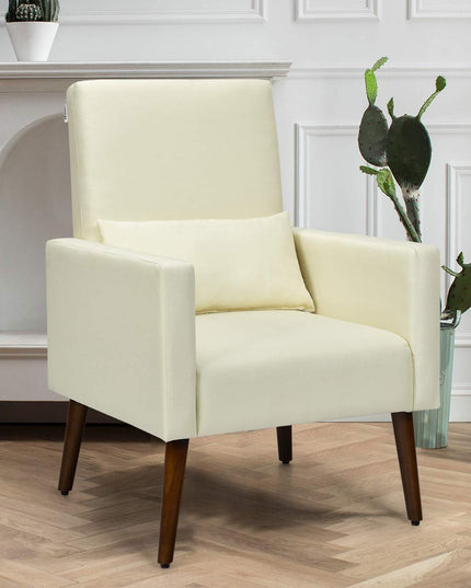 Giantex Upholstered Rocking Chair, Modern High Back Armchair