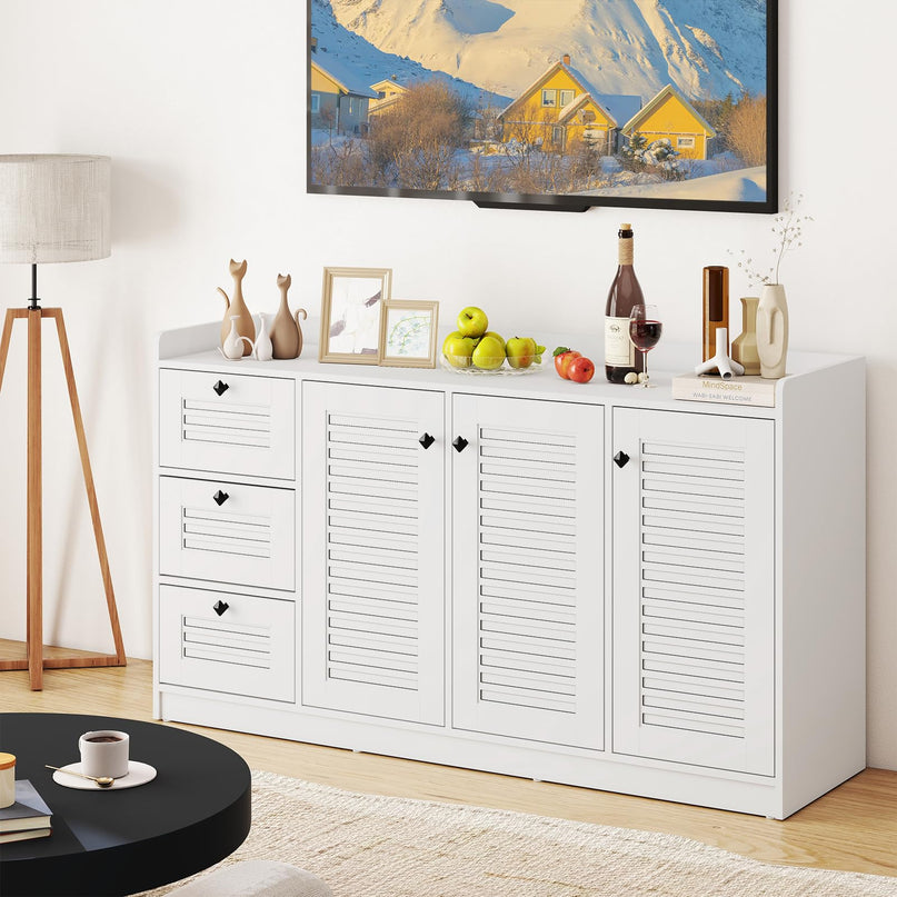 Giantex 63'' Buffet Cabinet with Storage for Living Room