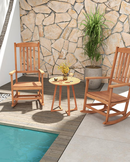 Giantex Outdoor Rocking Chair, High Back Patio Rocker