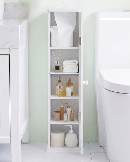 Giantex Small Bathroom Storage Cabinet(6.5" x 6.5" x 27")