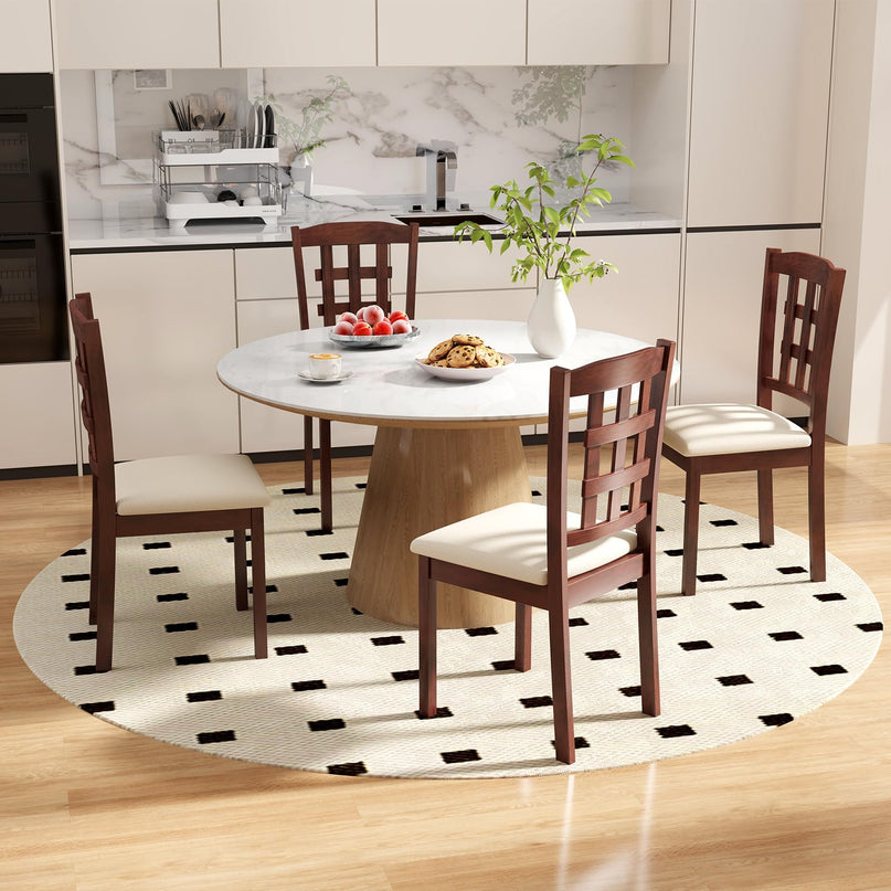 Giantex Wooden Dining Chairs Set of 2/4