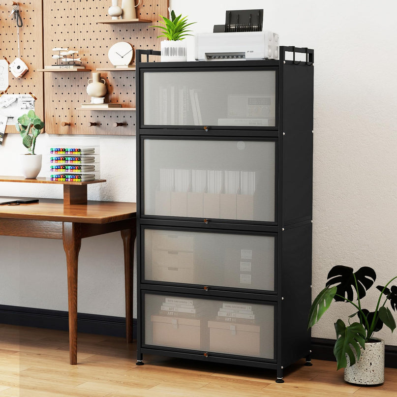 Meuble de rangement de cuisine Giantex à 5 niveaux avec 4 crochets