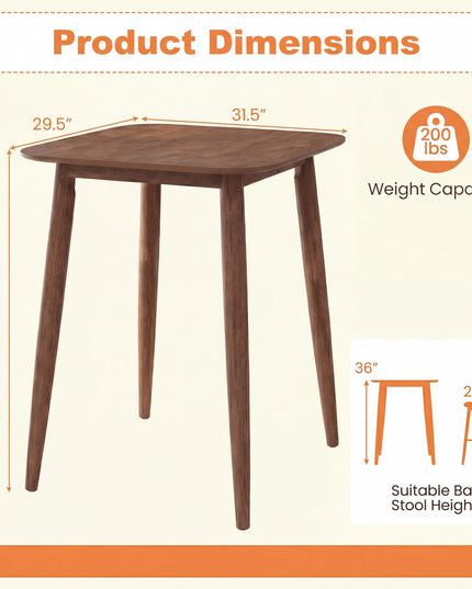 Giantex Counter Height Dining Table for 2