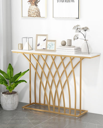 Giantex Entryway Table 48” Console Table - Accent Sofa Table