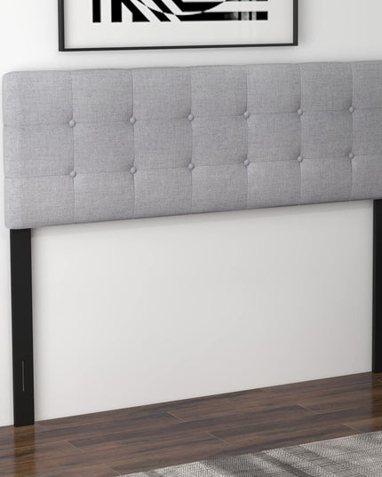 Giantex Linen Upholstered Headboard, Adjustable Width Button Tufted Headboard