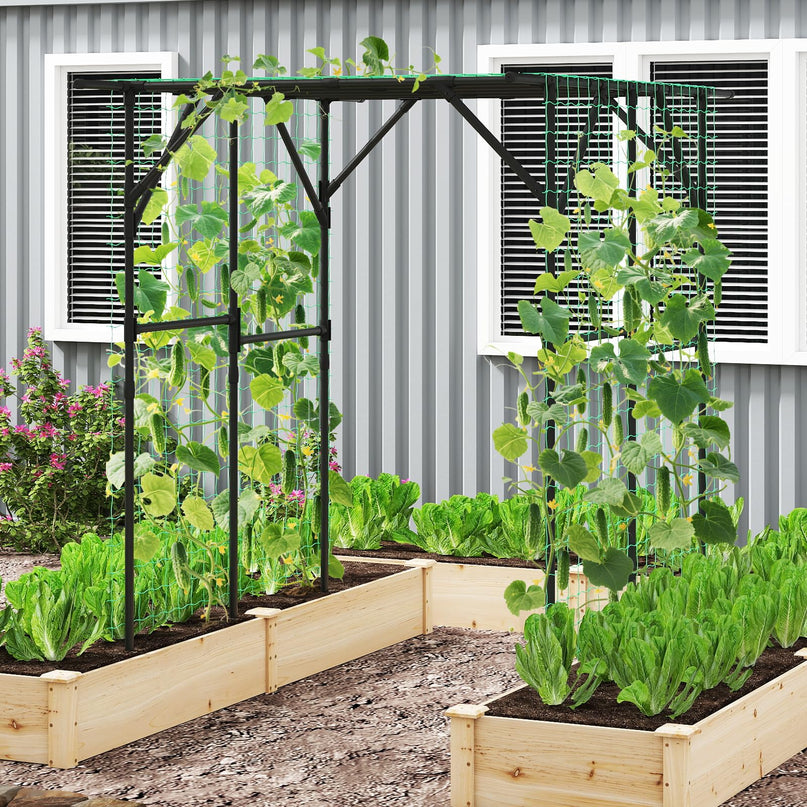 Giantex Outdoor Grape Vine Trellis for Climbing Plants