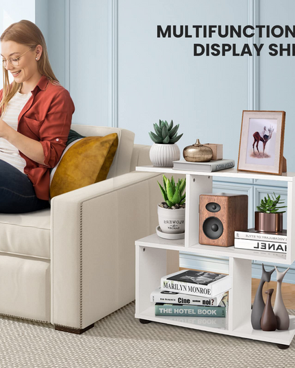 Giantex 3-Tier Geometric Bookshelf