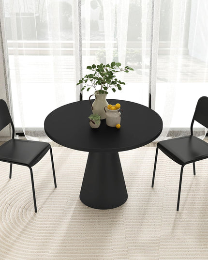 Giantex Metal Dining Chairs Set of 4, Stackable Lightweight Kitchen Chairs w/Tilted Backrest & Sturdy Metal Legs