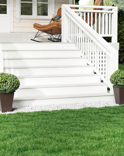 Giantex Square Taper Planter Set of 2 for Porch Balcony