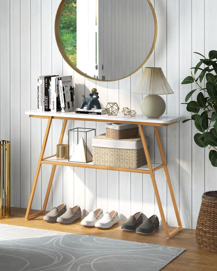 Giantex Console Table with Storage Shelf - 44” Entryway Table