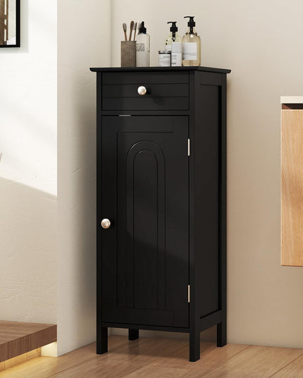 Giantex Meuble de Rangement Étroit pour Salle de Bain 34,5”