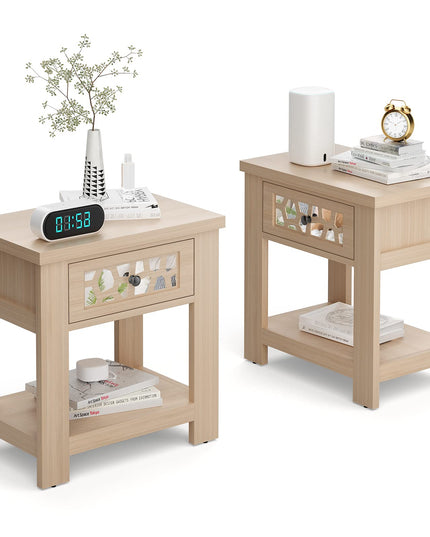 Giantex Retro End Table