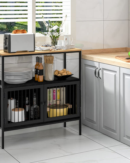 Giantex Buffet Cabinet, Sideboard with Storage - Kitchen Cupboard