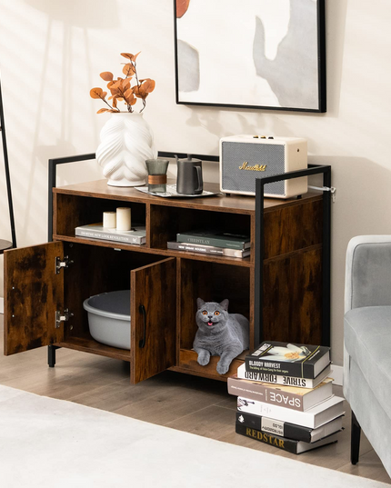 Cat Litter Box Enclosure - Giantex