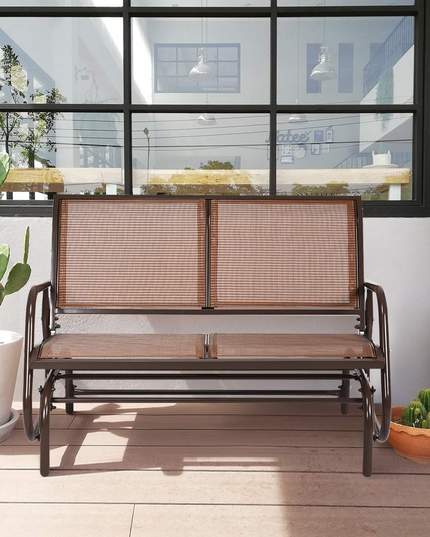 Giantex Swing Glider Chair 48 Inch with Spacious Space