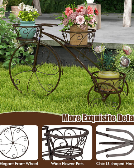 Giantex Metal Bicycle Planter