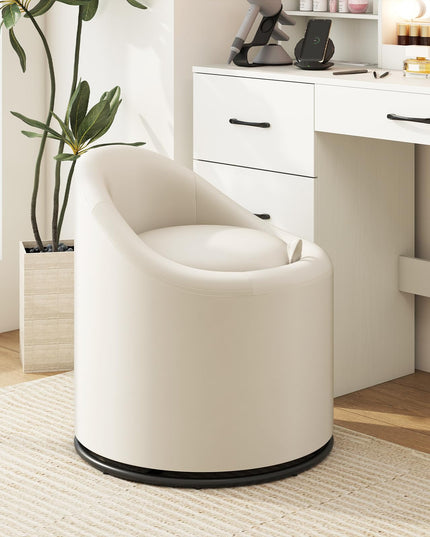 Giantex Swivel Accent Chair with Storage for Bedroom