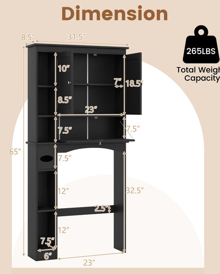 Giantex 31.5'' Over The Toilet Storage Cabinet