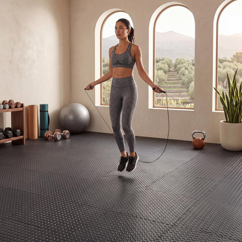 GIANTEX 12/24 PCS Interlocking Foam Tiles 52/104 SQ.FT EVA Foam Exercise Mats