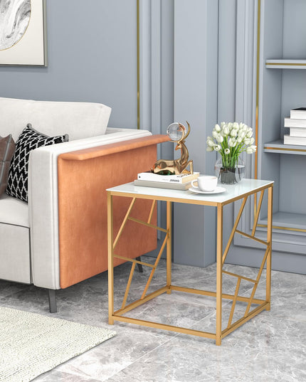 Giantex Gold Side Table