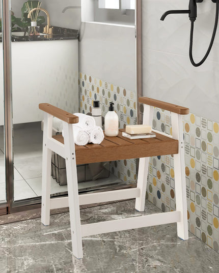 Giantex Shower Bench with Arms