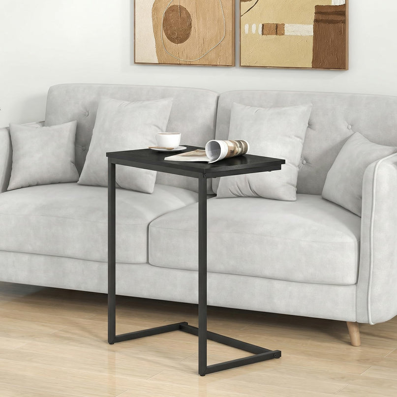 Giantex 26.5"  C Shaped End Table for Living Room