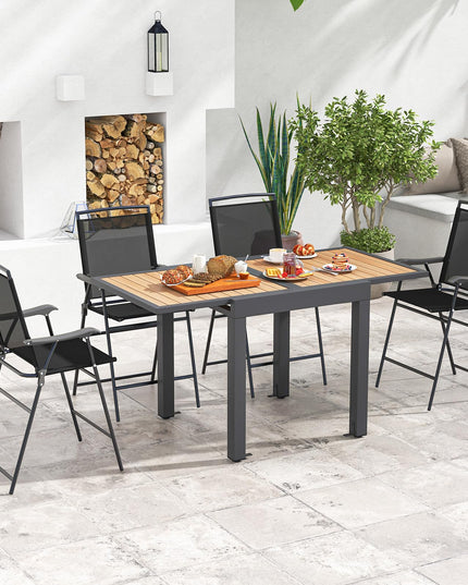 Giantex 31.5"-63" Expandable Patio Dining Table
