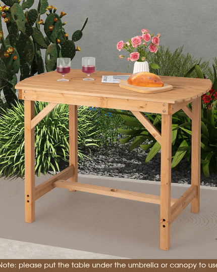 Giantex Patio Dining Table