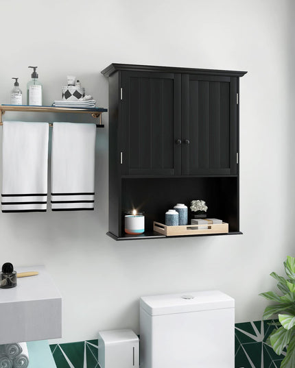 Giantex Bathroom Wall Mounted Cabinet - Storage Cabinet w/Adjustable Shelf