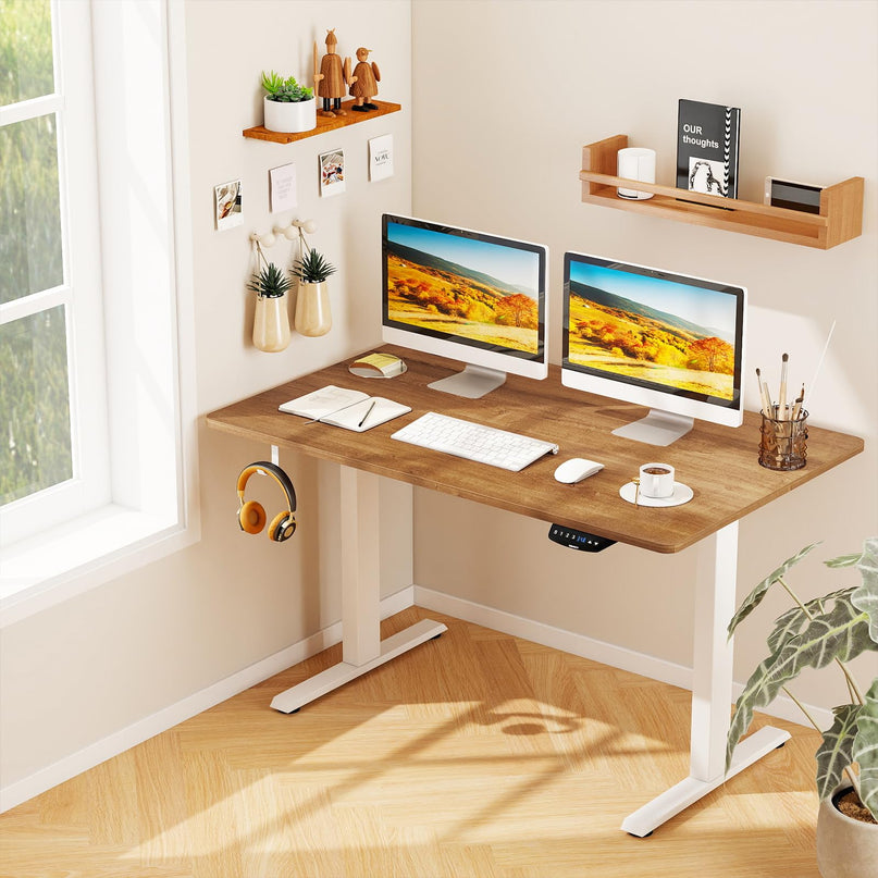 Giantex Universal Wood Table Top 48 x 30 inch Solid One-Piece Desk top