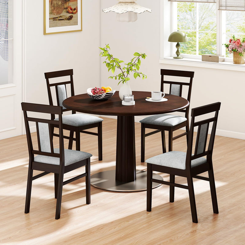Giantex Wooden Dining Chairs Set for Dining Room Living Room