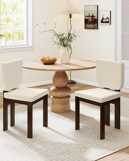 Giantex Wooden Dining Chairs Set for Home Office Living Room