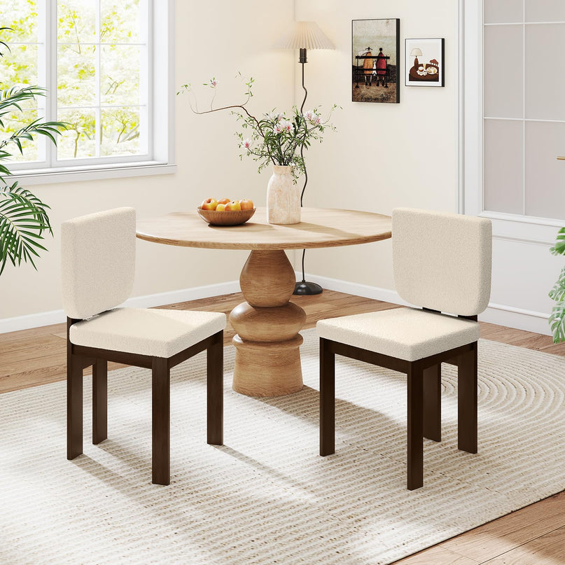 Giantex Wooden Dining Chairs Set for Home Office Living Room