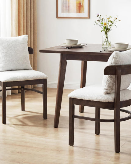 Giantex Upholstered Kitchen Chairs w/Removable Pillow