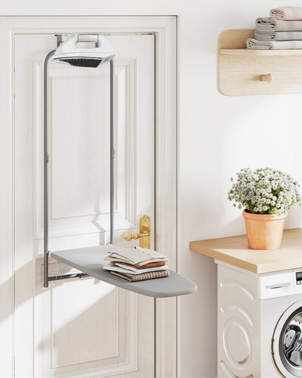 Giantex Over The Door Ironing Board with Iron Holder