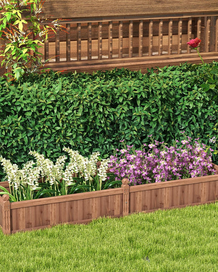 Giantex Wood Raised Garden Bed