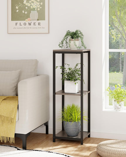 Giantex 3 Tier Tall Plant Stand Indoor, 36 Inch Corner Plant Holder with Metal Frame
