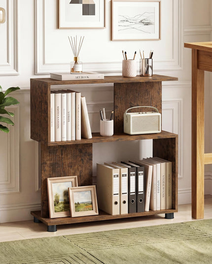 Giantex 3-Tier Geometric Bookshelf for Living Room