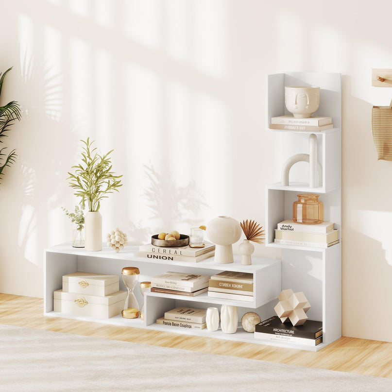 Giantex Book Shelf TV Stand for 50 Inch TV