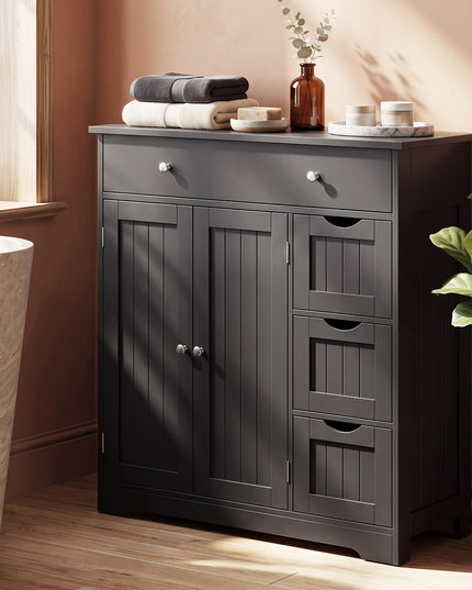 Giantex Freestanding Bathroom Floor Storage Cabinet