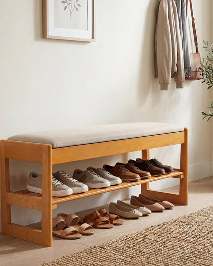 Banc à chaussures Giantex avec rangement pour le salon