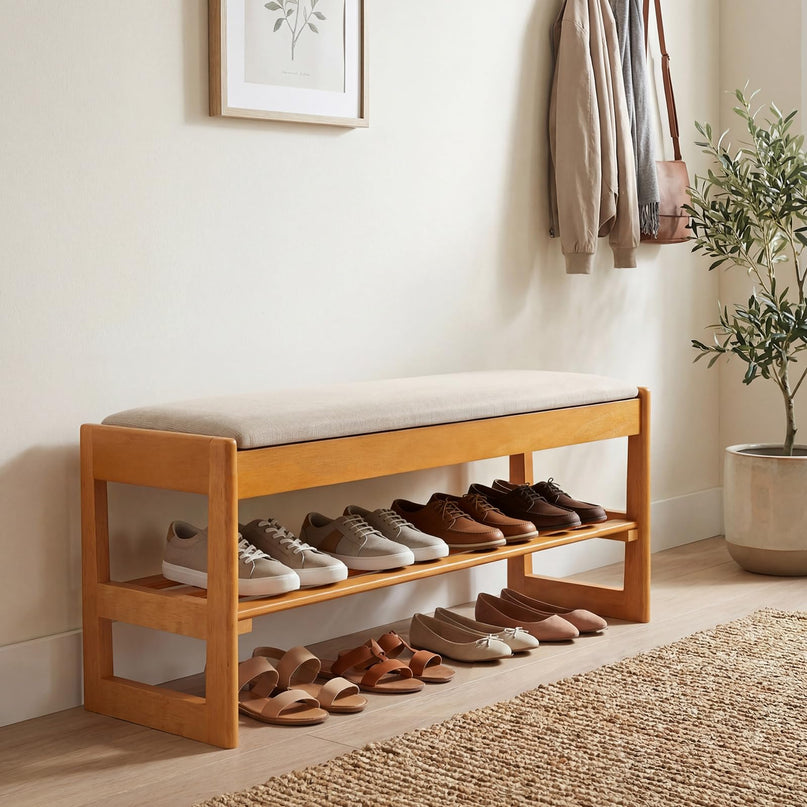 Banc à chaussures Giantex avec rangement pour le salon