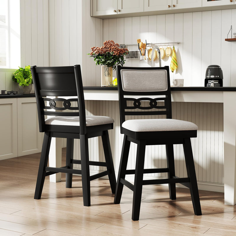 Giantex 25" Bar Stools Set for Kitchen Island