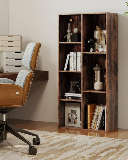 Giantex Floor Standing Open Bookshelf w/Storage Shelves