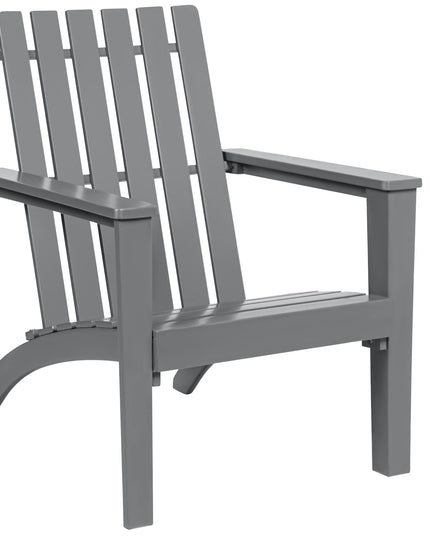 Giantex Wooden Adirondack Chair W/Ergonomic Design Outdoor Chair for Yard