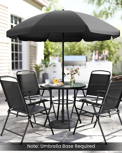 Giantex 6 Pieces Outdoor Dining Set for Lawn