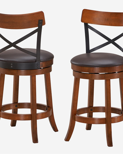 Giantex 25”Height Kitchen Counter Bar Stools for Kitchen Island, Pub, and Restaurant