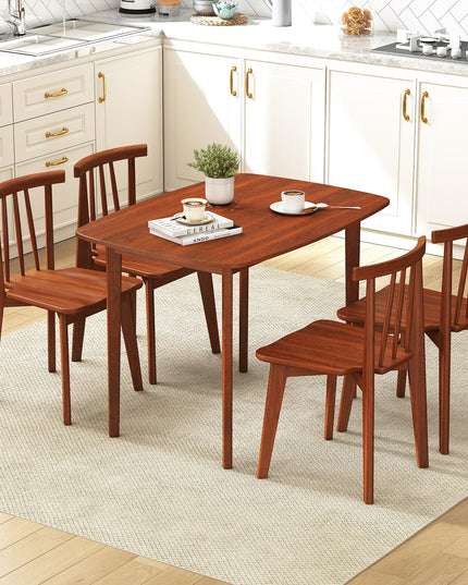 Giantex 43" x 31" Dining Table with Rubber Wood Legs